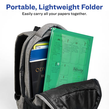 Avery Document Holder Envelope, Holds 450 Letter/A4-Size Sheets, 4-Color 4-Pack (73556) Assorted